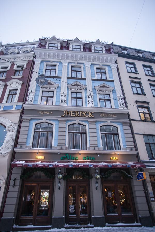 Sherlock Art Hotel Riga Exterior photo